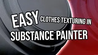 Texturing Clothes in Substance Painter (BEGINNER TUTORIAL)