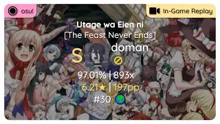 osu! | doman | IOSYS – Utage wa Eien ni [The Feast Never Ends] | 5xSB! | #30 🌍
