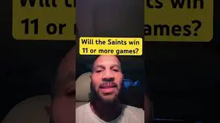 Will the Saints win 10 games this year? Vegas has the over and under at 10.5 #neworleanssaints
