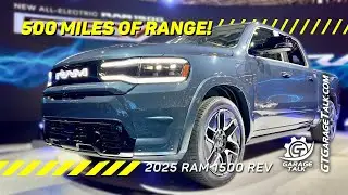 2025 Ram 1500 REV Debuts in New York with 500 Miles of Range!!!