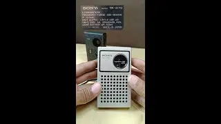1970's POCKET RADIO || Sony TR-4170 AM Pocket Radio 