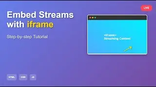 Part 1 - Embed Streaming into Your Webpage Using Iframe