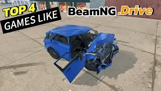 TOP 4 Best Realistic Car Crash simulator Games Like BeamNG Drive For Android 2024 Car Games