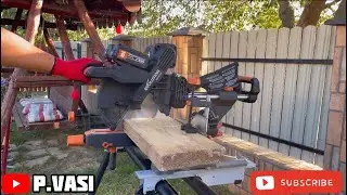 FIERĂSTRĂU CIRCULAR STAȚIONAR CU ACUMULATORI R255 - TEST CU DISC MULTIMATERIAL