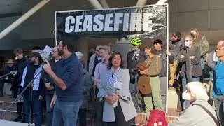 Press Conference, Portland Palestinians and Jews Call for Ceasefire, End Blockade of Gaza, Part 10