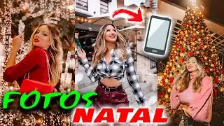 FAÇA FOTOS CRIATIVAS DE NATAL COM CELULAR + EDIÇÃO