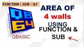 Area of 4 walls of Room- Q7 | FUNCTION | SUB || #makeeasy
