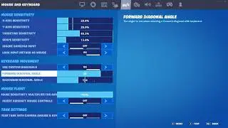 *BEST* Double movement settings in Fortnite