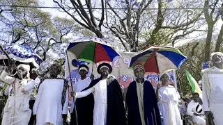 አደዋ ን ከእምየ ምኒልክ እና ከእቴጌ ጣይቱ ጋ በባህርዳር