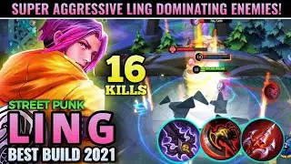 LING BEST BUILD 2021 | TOP 1 GLOBAL LING BUILD | LING BUILD, EMBLEM AND GAMEPLAY | MLBB
