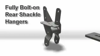 Ford OBS 92 97 Super Duty Leaf Spring Conversion Shackle Reversal