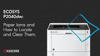 Kyocera P2040dw Paper Jams and How to Locate and Clear Them