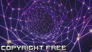 Synthwave Wormhole Loop Stock Video/Animated Background