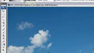 Creating a dark Blue Sky in Photoshop