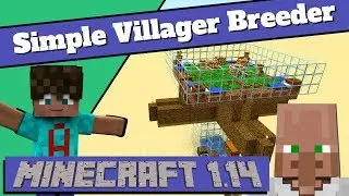 How to Make a Villager Breeder in Minecraft 1.14: Easy Villager Breeder Tutorial (Avomance 2019)