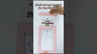 How to Make Friendship Day card  | Greeting card for Friendship Day #happyfriendshipday #easycrafts