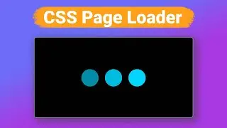 Create a Mesmerizing Animated Loader with HTML & CSS 🌀 | MZCode01 