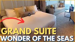 Wonder of the Seas Grand Suite Stateroom Tour 1710