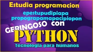 Geringoso en Python (con audio)