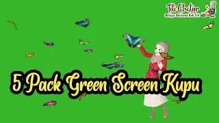 Green Screen Kupu kupu terbang - butterfly green screen 