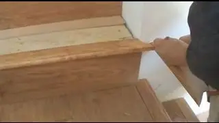 Installing Laminate on Stairs: Stair Tread and Nosing Installation