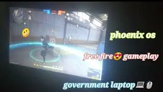 ⚡️government laptop💻🖱️ Phoenix os free fire gameplay 💥