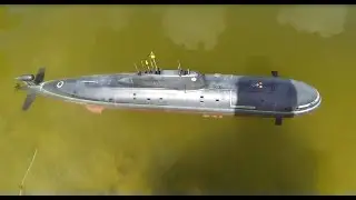 1/96th Scale Russian Akula Submarine for R/C