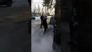 Инструктаж с огнетушителем