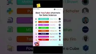 🌟 Unlock Your Data Science Potential with These YouTube Channels! 📊