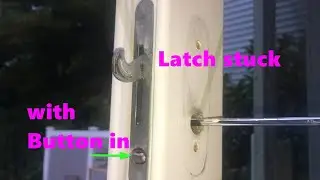 Slide door latch stuck not moving How To replace and adjust mechanism