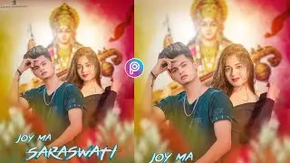 Saraswati Puja Photo Editing 2022 Picsart | Saraswati Puja Editing Picsart | Saraswati Puja