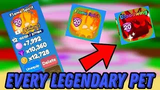 I Hatched Every Legendary Pet From Release Egg in Bubble Gum Legends | Roblox Bubble Gum Legends