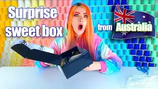 Surprise sweet box from Australia #surprisebox #sweets #candybox #dessertboxes #asmrcandy