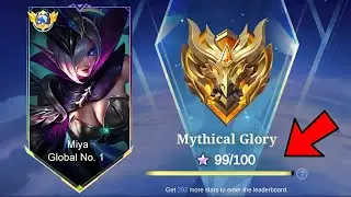 FINALLY TOP 1 GLOBAL MIYA LAST MATCH BEFORE IMMORTAL!! (Best Build & Emblem 2026) - MLBB