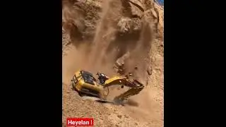 Heyelan ! #risk #haber #kazıişi #risk