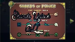 Shards Of Power Unlock All | Geometry Dash 2.1 | Sbanhelo