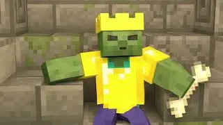 Zombie Army Vs Warden Minecraft Animation
