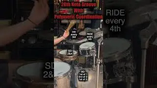 20th Note Groove with Polymetric Coordination