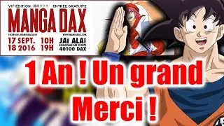 1 AN ! Un Grand Merci ! + MangaDax