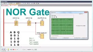 NOR Gate Logic Gates PLC Program using Siemens LOGO Software