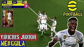 VINICIUS JUNIOR MENGGILA‼️GAMEPLAY E FOOTBALL MOBILE 2025