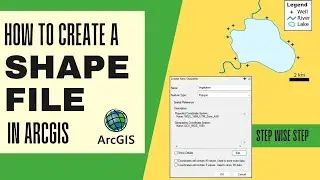 How to Create a Shape File in ArcGIS | In Hindi | Point, Line & Polygon | Step wise Step