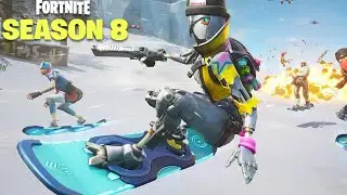 Fortnite season 8 battle pass And first top 1