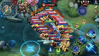 Atlas testing skill vs Layla bots MLBB Hero test