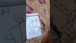 B= Rabbit 🐰🐰#drawing #art #artwork #viral #shorts #like #comment #subscribe ✨