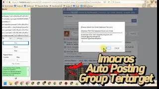 IMACROS AUTO POSTING GRUB FACEBOOK TERTARGET