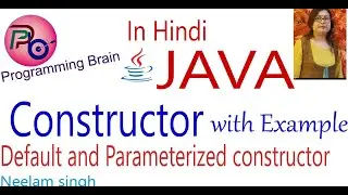 Constructor in Java : Default Constructor and Parameterized Constructor in java with Example.