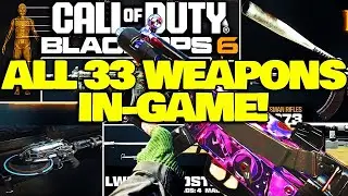 ALL Weapons in Call of Duty Black Ops 6! (COD BO6 All weapons showcase)