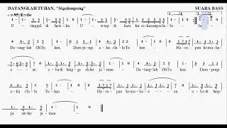 Natal - Datanglah Tuhan (Bass) - Sigulempong