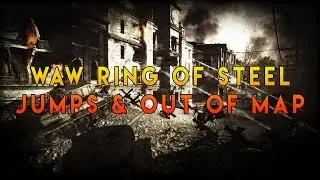 WaW - Ring of Steel Jumps and 3 Ways out of map.